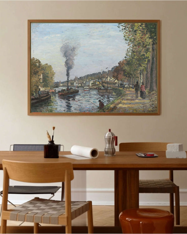 Camille Pissarro - Bougival'de Seine Nehri