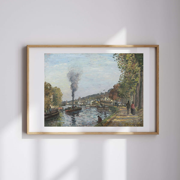 Camille Pissarro - Bougival'de Seine Nehri