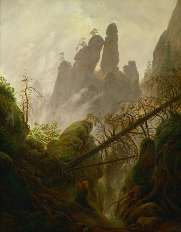 Caspar David Friedrich - Dağ Manzarası