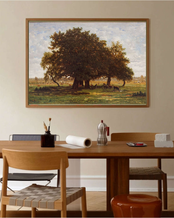 Théodore Rousseau - Apremont Meşeleri fine art baskı