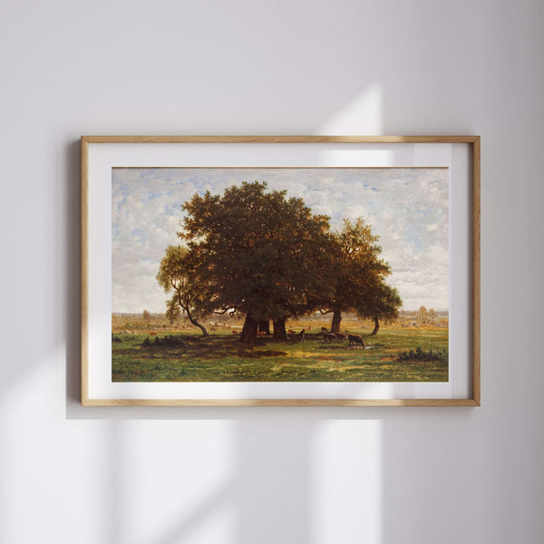 Théodore Rousseau - Apremont Meşeleri fine art baskı