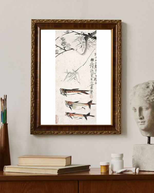 Saflık ve Doğanın İkilisi Fine Art Baskı
