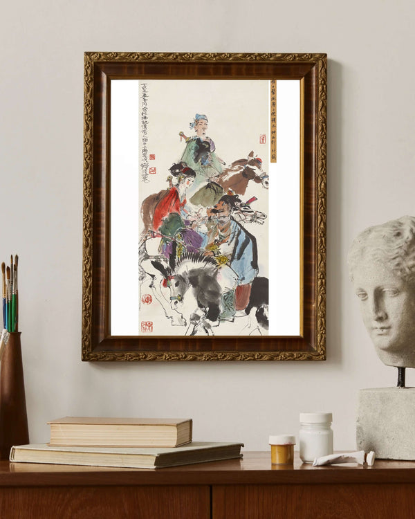 Üç Gezgin Şövalye fine art baskı