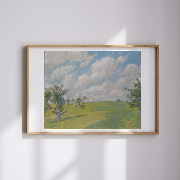 Childe Hassam - Eylül Bulutları Fine Art Baskı
