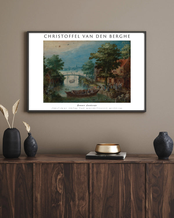 Christoffel van den Berghe-Yaz Manzarası çerçeve