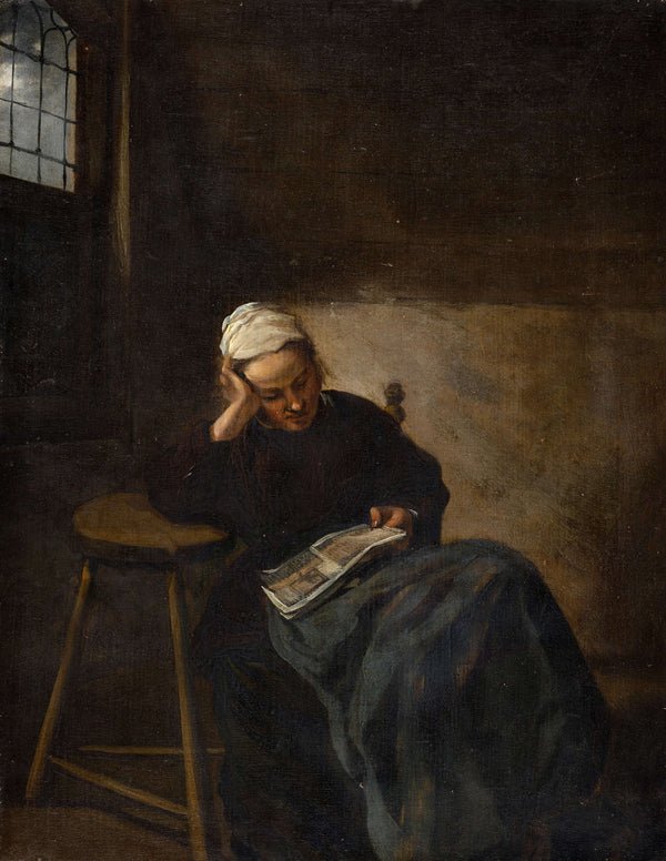Claes Hals - Okuyan Kız tablo