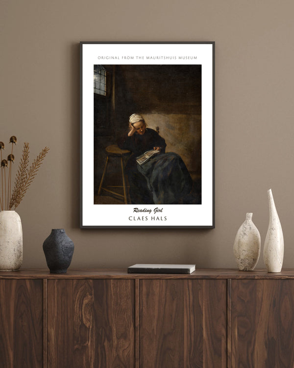 Claes Hals - Okuyan Kız çerçeve