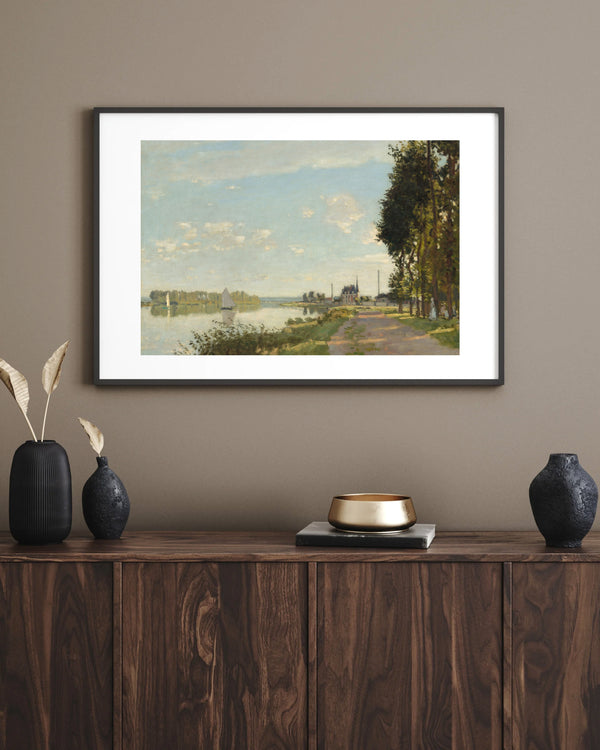 Claude Monet - Argenteuil Çerçeve