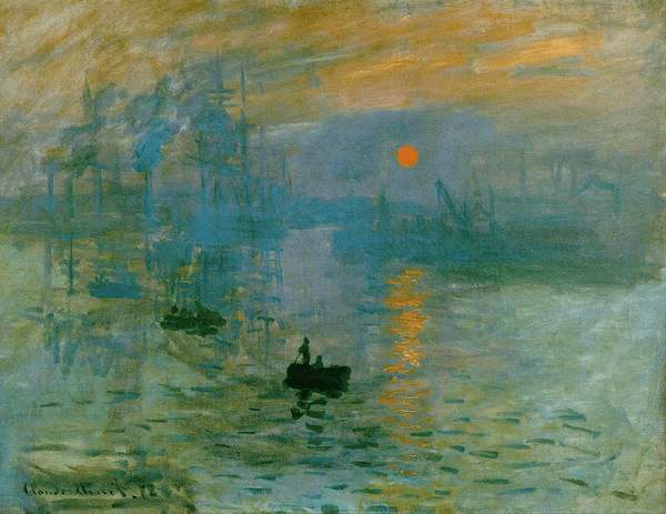 Claude Monet - İzlenim - Gün Doğumu fine art baskı