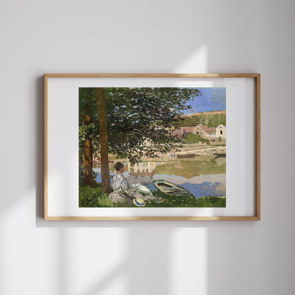 Claude Monet - Seine Nehri Kıyısında - Bennecourt
