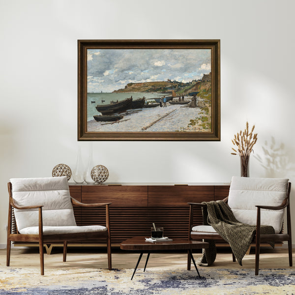 Claude Monet - Sainte-Adresse Fine Art Baskı