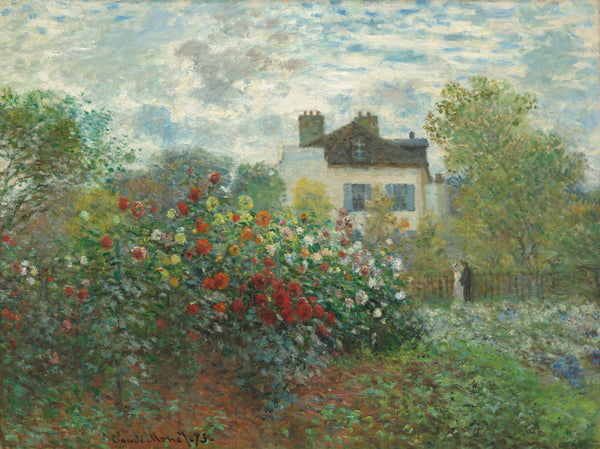 Claude Monet - Argenteuil’de Sanatçının Bahçesi Tablo