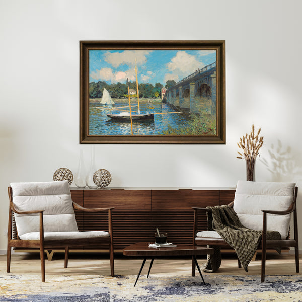 Claude Monet - Argenteuil Köprüsü Fine Art Baskı