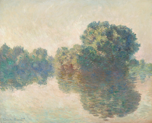 Claude Monet - Giverny’de Seine Nehri Tablo