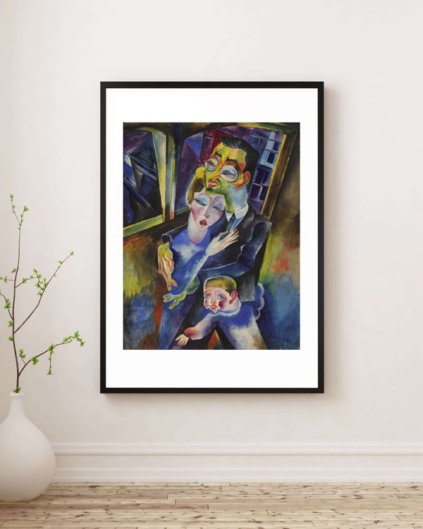 Aile ile Otoportre Fine Art Baskı
