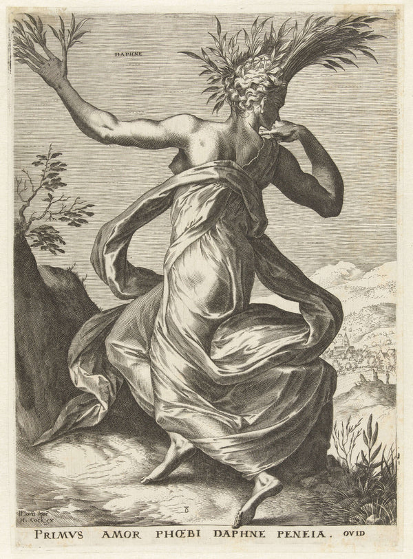Cornelis Cort - Daphne fine art baskı