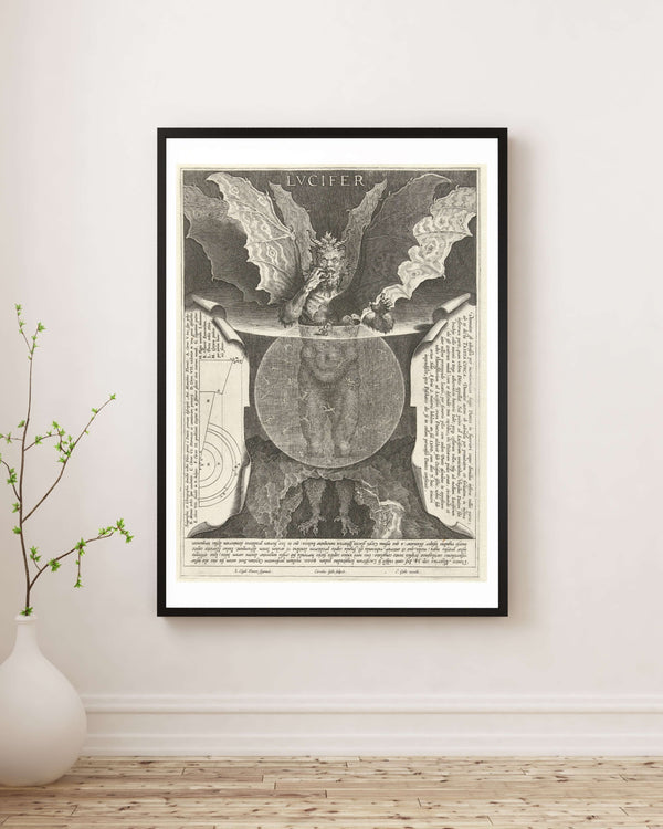 Cornelis Galle - Lucifer fine art baskı
