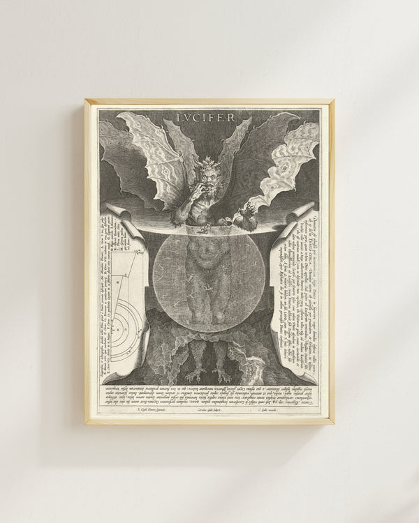 Cornelis Galle - Lucifer fine art baskı