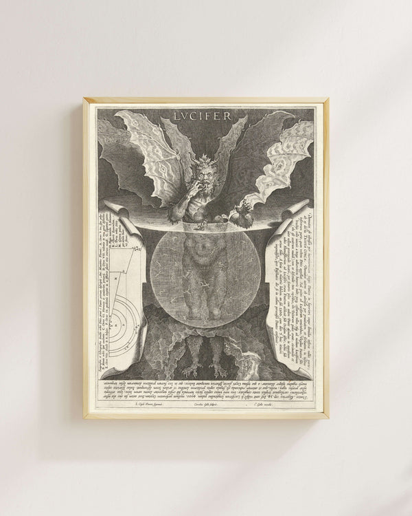 Cornelis Galle - Lucifer fine art baskı
