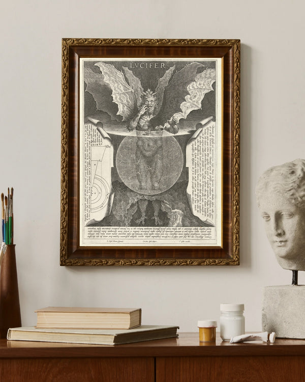 Cornelis Galle - Lucifer fine art baskı