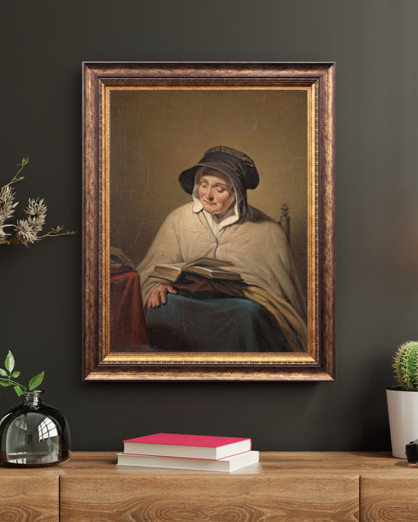 Cornelis Kruseman - The Old Woman Reading