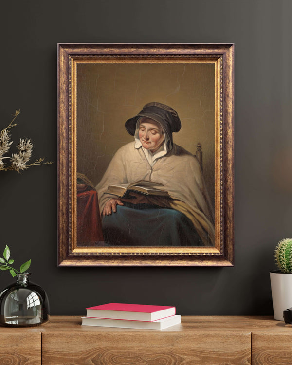 Cornelis Kruseman - The Old Woman Reading