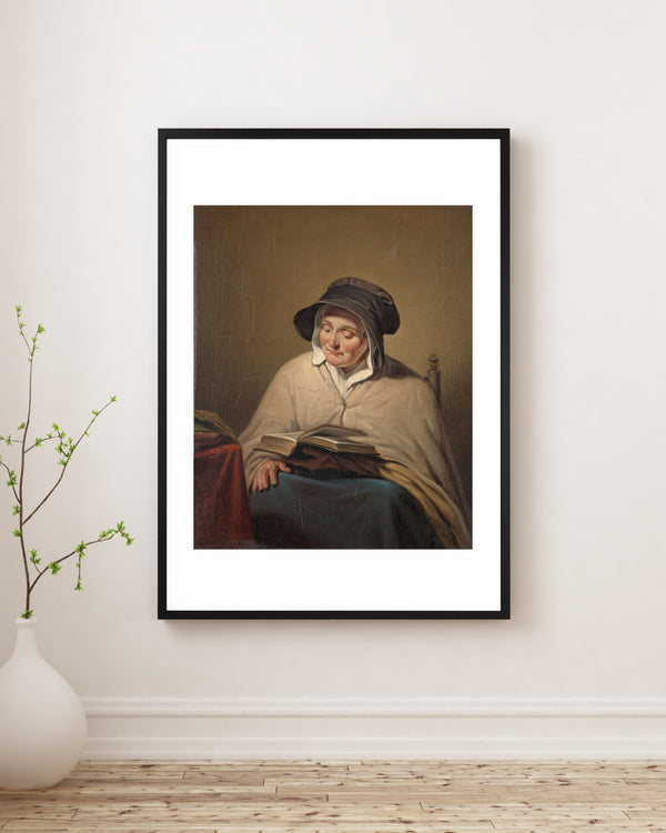 Cornelis Kruseman - The Old Woman Reading