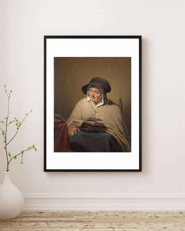 Cornelis Kruseman - The Old Woman Reading
