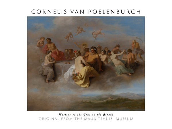 Cornelis van Poelenburch-Peleus ile Thetis’in Düğününde Tanrıların Şöleni fineart baskı