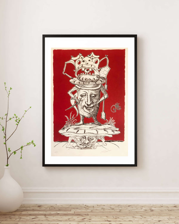 Salvador Dalí - Pastacı Aşçı - Pantagruel fine art baskı