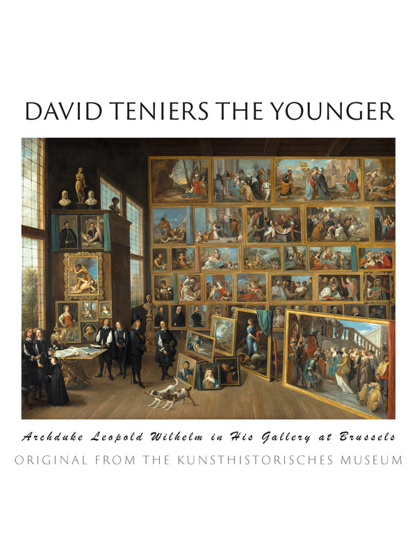 David Teniers the Younger - Arşidük Leopold Wilhelm Brüksel’deki Galerisinde fine art baskı