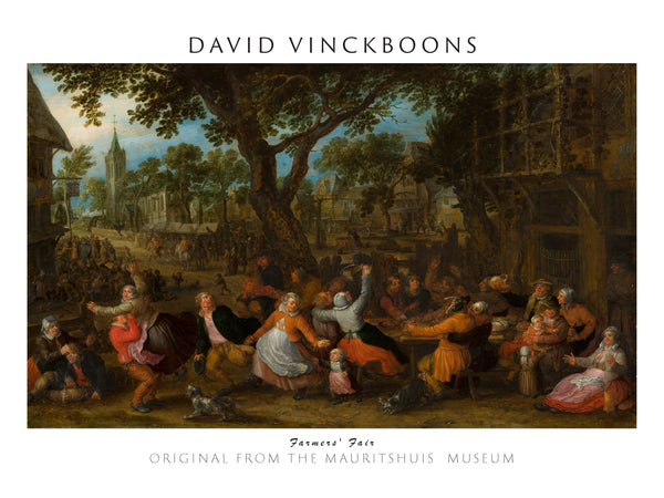 David Vinckboons-Köylü Panayırı fineart baskı