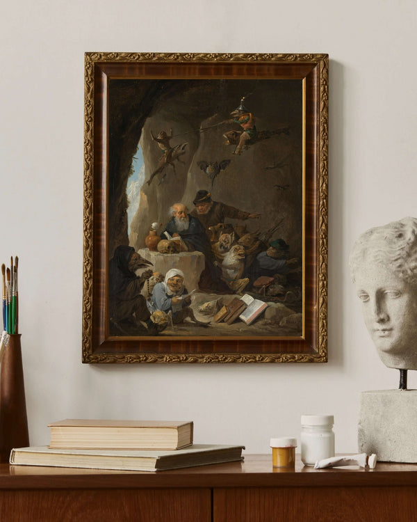 David Teniers - Aziz Antonius’un Baştan Çıkartılması