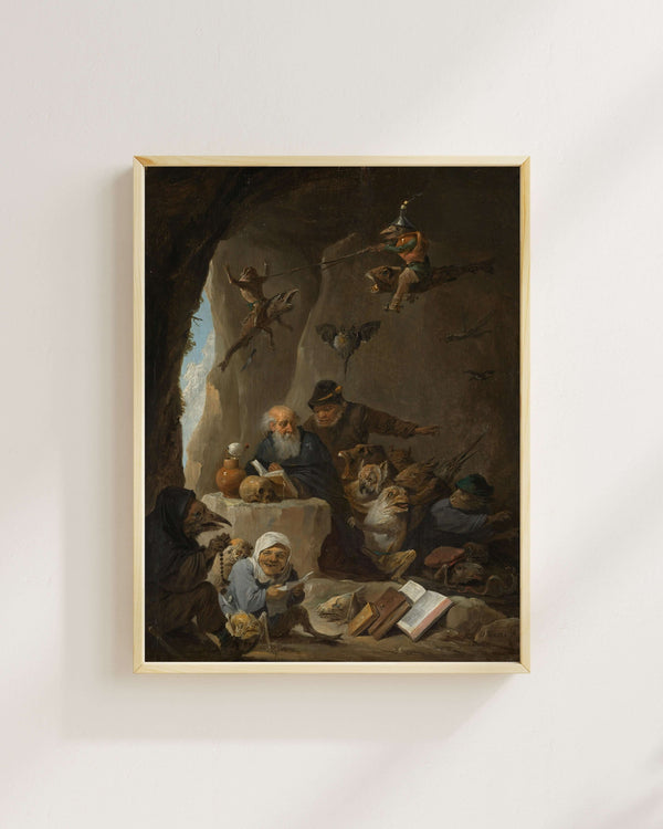 David Teniers - Aziz Antonius’un Baştan Çıkartılması