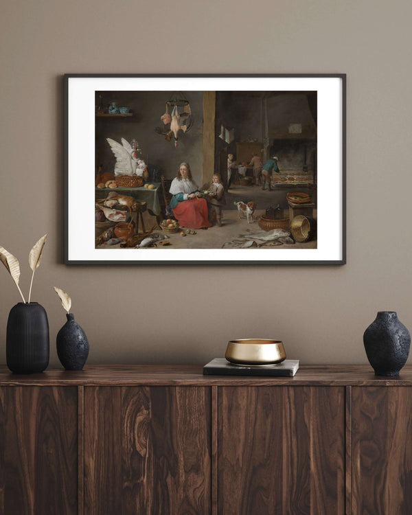 David Teniers the Younger - Mutfak İç Mekânı
