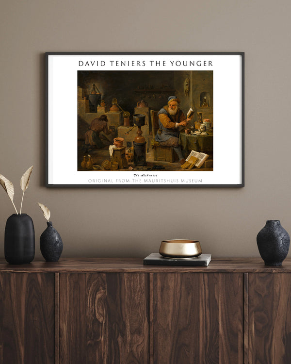David Teniers the Younger-Simyacı çerçeve