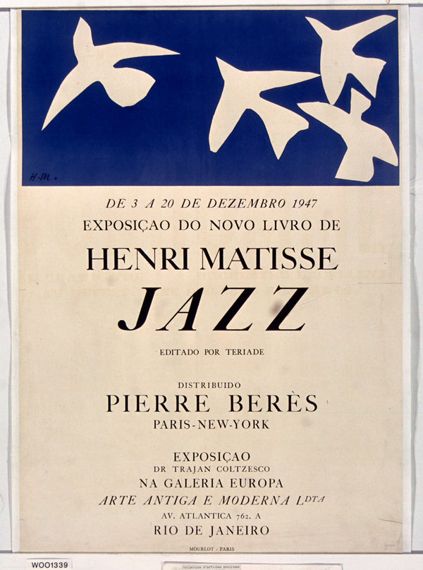 Henri Matisse - Jazz Sergisi Afişi Fine Art Baskı