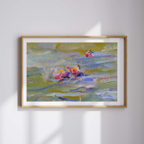 Claude Monet - Nilüfer Göleti Detayı