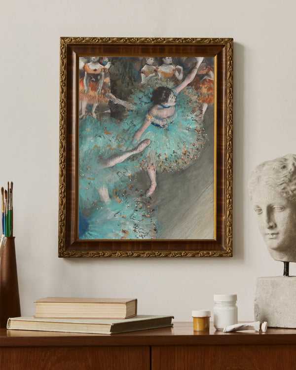 Edgar Degas - Salınan Dansçı - Yeşilli Dansçı Fine Art Baskı