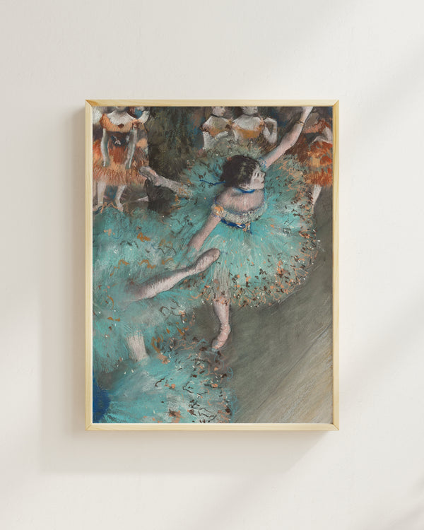 Edgar Degas - Salınan Dansçı - Yeşilli Dansçı Fine Art Baskı