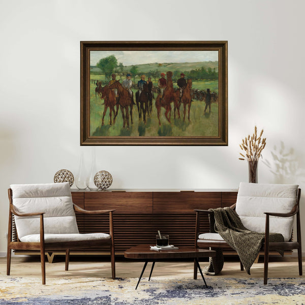 Edgar Degas - Biniciler Fine Art Baskı