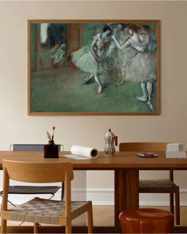 Edgar Degas - Bir Grup Dansçı fine art baskı