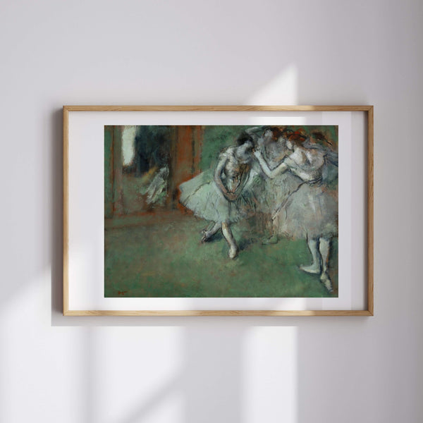 Edgar Degas - Bir Grup Dansçı fine art baskı