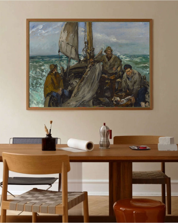 Édouard Manet - Denizin Emekçileri fine art baskı