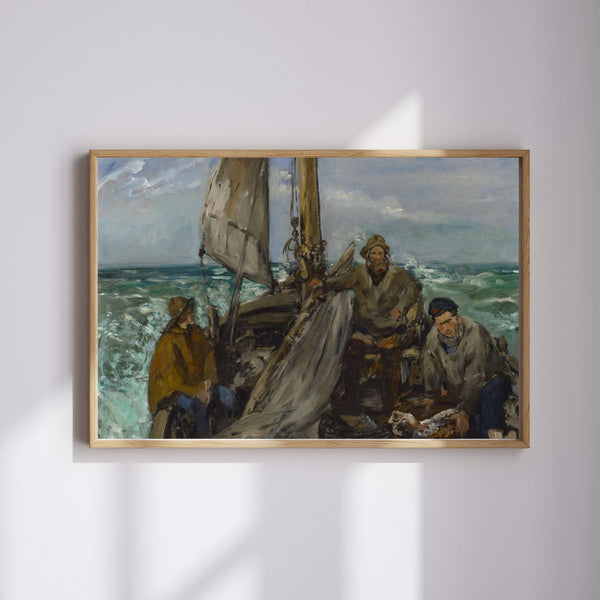 Édouard Manet - Denizin Emekçileri fine art baskı