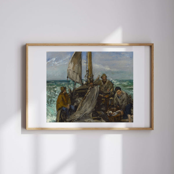Édouard Manet - Denizin Emekçileri fine art baskı