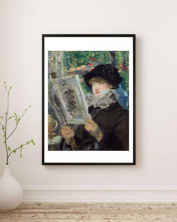 Édouard Manet - Okuyan Kadın fine art baskı