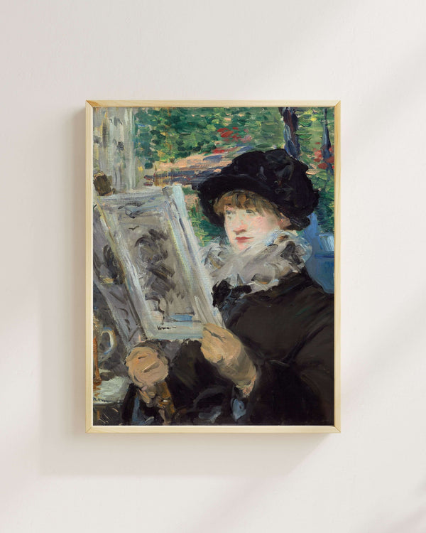 Édouard Manet - Okuyan Kadın fine art baskı