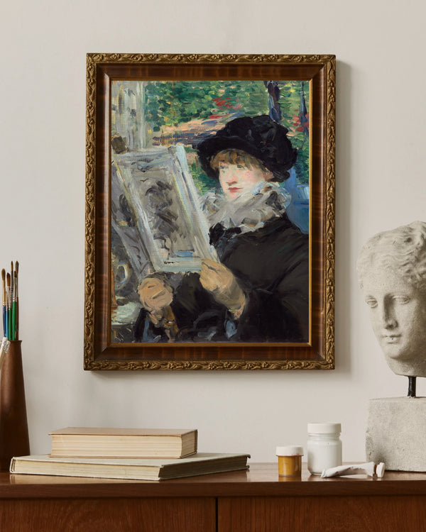 Édouard Manet - Okuyan Kadın fine art baskı