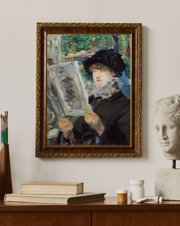 Édouard Manet - Okuyan Kadın fine art baskı